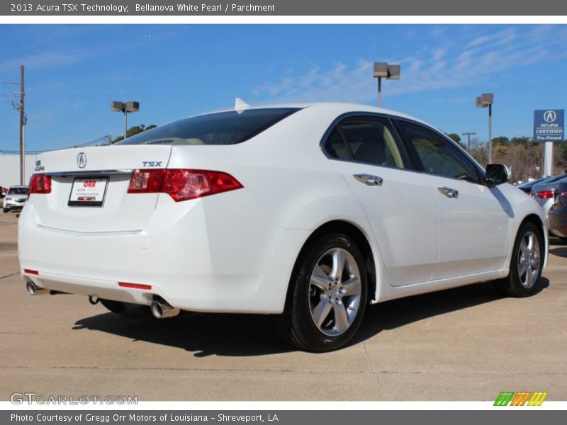 Bellanova White Pearl / Parchment 2013 Acura TSX Technology