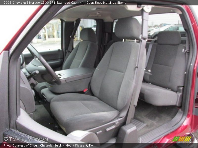 Deep Ruby Metallic / Ebony 2008 Chevrolet Silverado 1500 Z71 Extended Cab 4x4