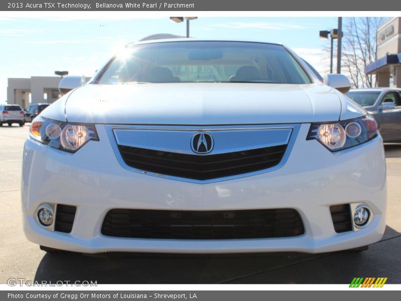 Bellanova White Pearl / Parchment 2013 Acura TSX Technology