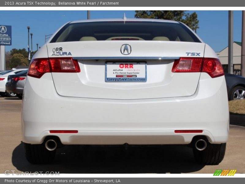 Bellanova White Pearl / Parchment 2013 Acura TSX Technology