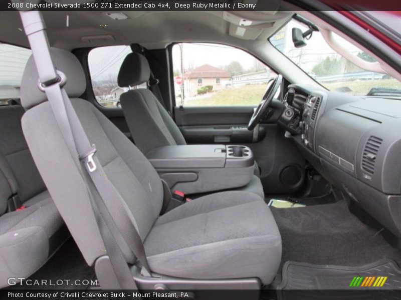 Deep Ruby Metallic / Ebony 2008 Chevrolet Silverado 1500 Z71 Extended Cab 4x4