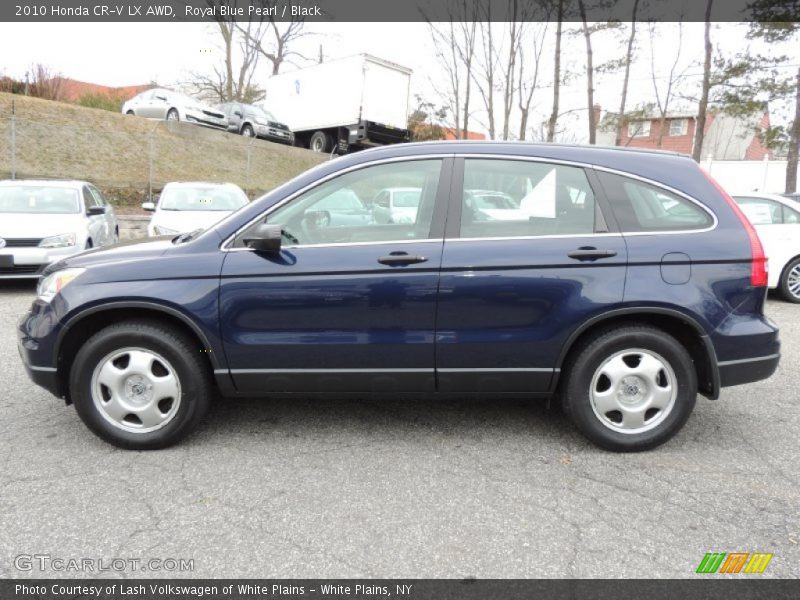 Royal Blue Pearl / Black 2010 Honda CR-V LX AWD