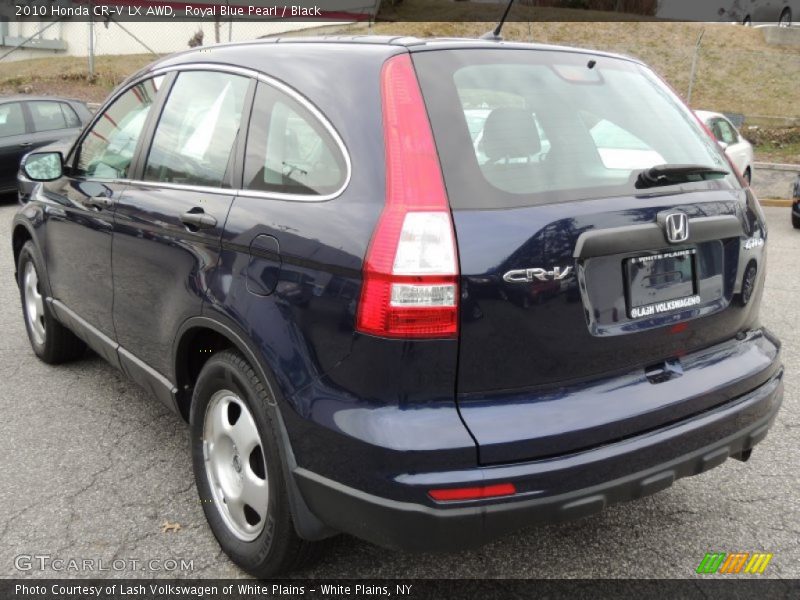 Royal Blue Pearl / Black 2010 Honda CR-V LX AWD