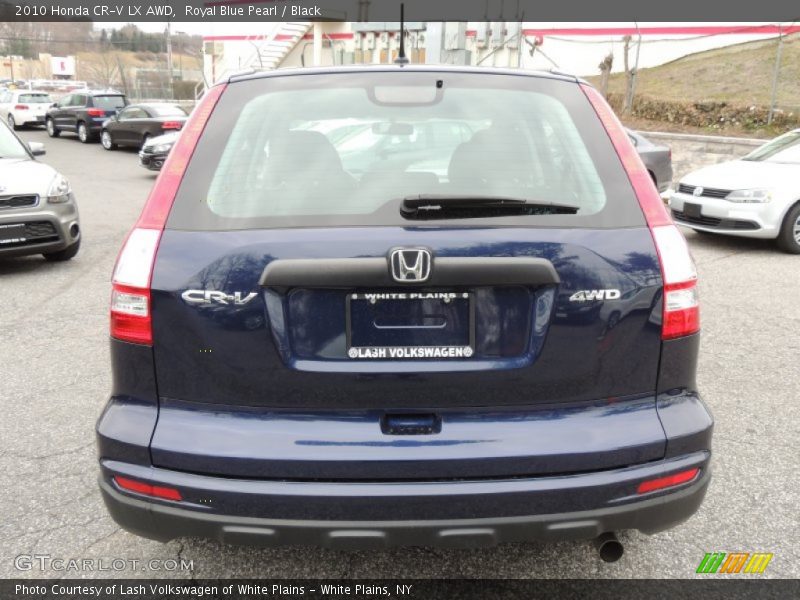 Royal Blue Pearl / Black 2010 Honda CR-V LX AWD