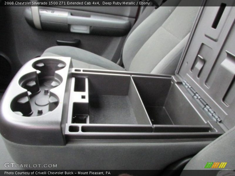 Deep Ruby Metallic / Ebony 2008 Chevrolet Silverado 1500 Z71 Extended Cab 4x4