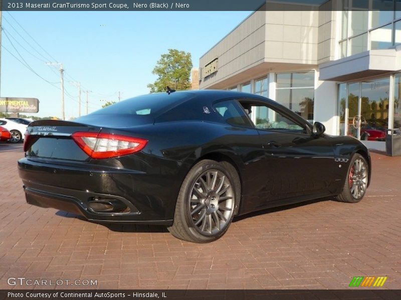 Rear 3/4 View - 2013 Maserati GranTurismo Sport Coupe