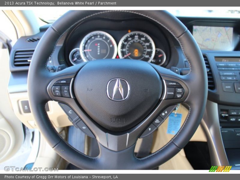  2013 TSX Technology Steering Wheel