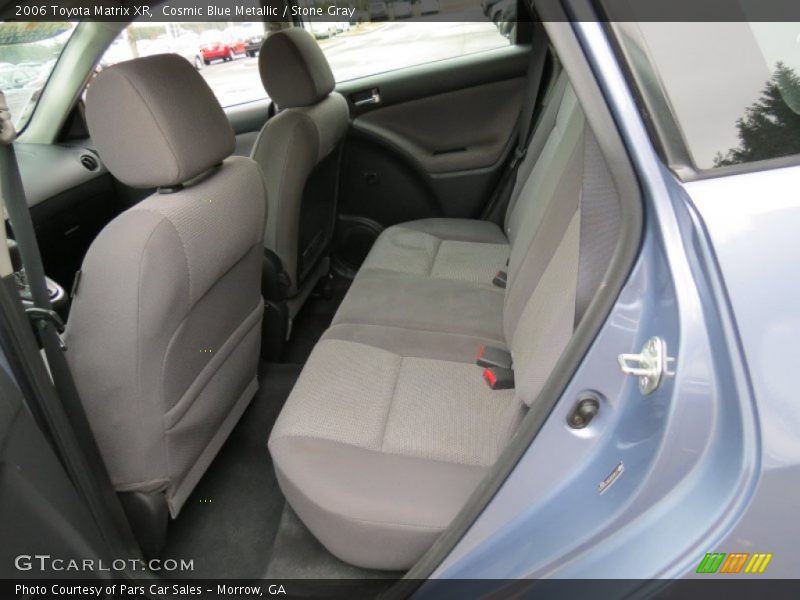 Rear Seat of 2006 Matrix XR