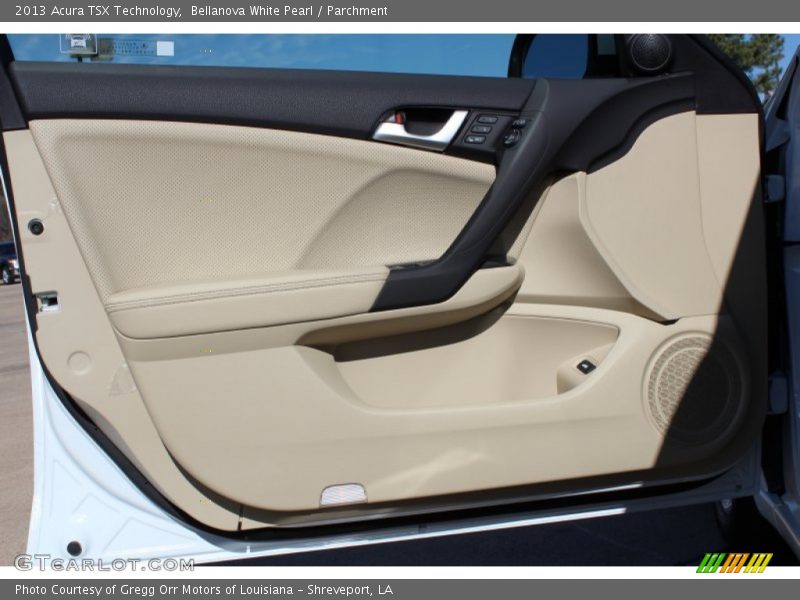 Bellanova White Pearl / Parchment 2013 Acura TSX Technology
