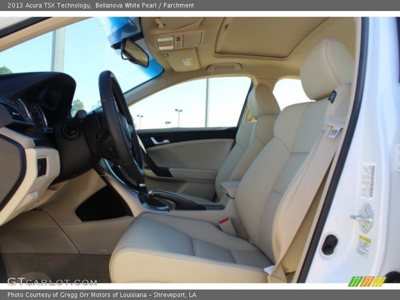 Bellanova White Pearl / Parchment 2013 Acura TSX Technology