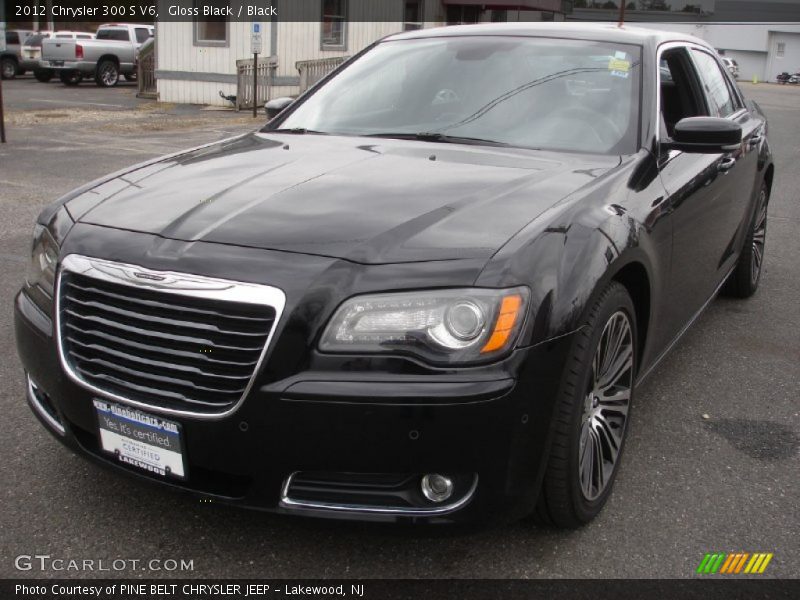 Gloss Black / Black 2012 Chrysler 300 S V6