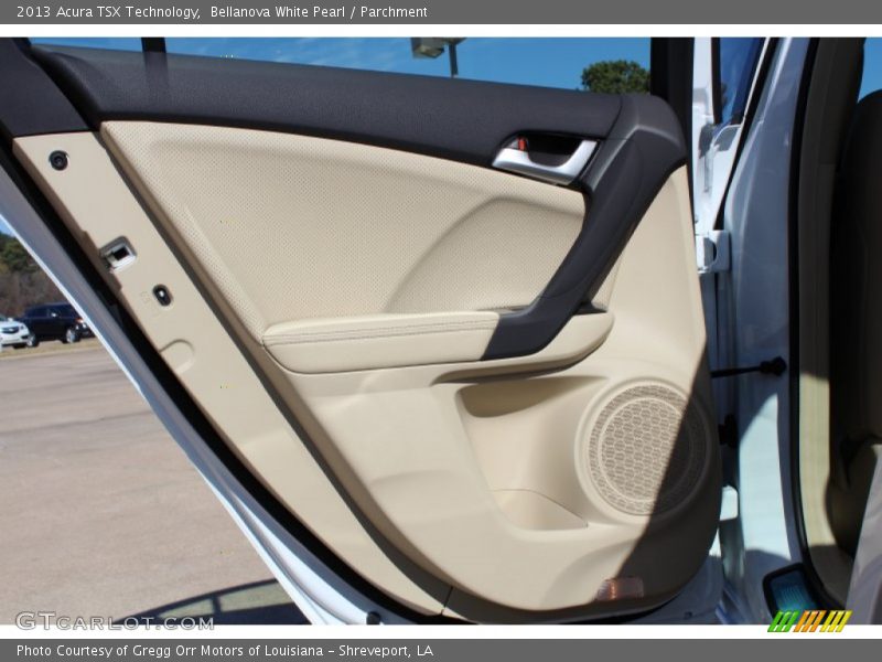 Bellanova White Pearl / Parchment 2013 Acura TSX Technology