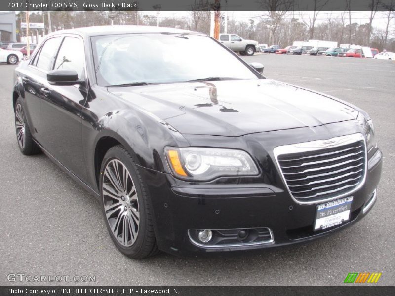 Gloss Black / Black 2012 Chrysler 300 S V6