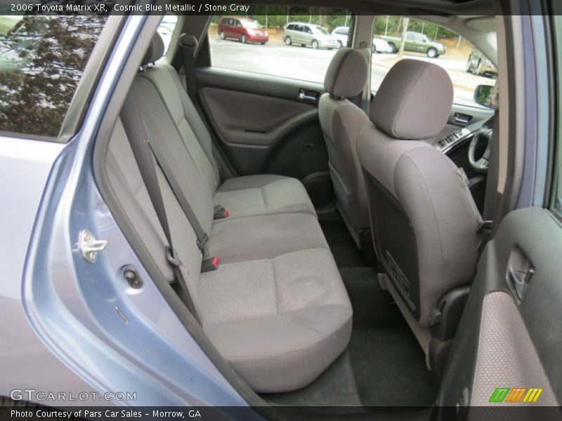 Rear Seat of 2006 Matrix XR