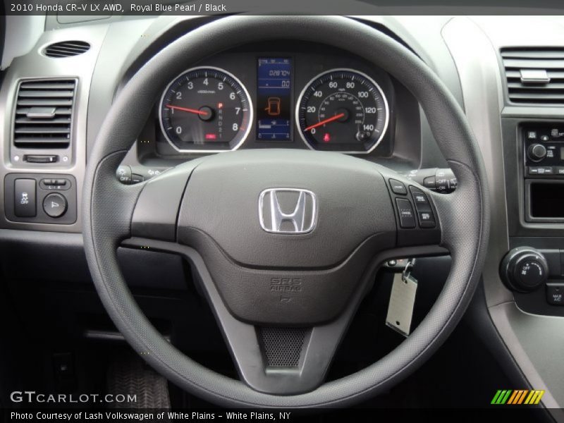 Royal Blue Pearl / Black 2010 Honda CR-V LX AWD