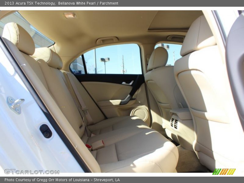 Rear Seat of 2013 TSX Technology