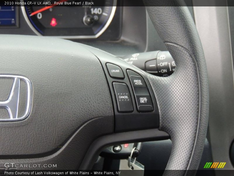 Royal Blue Pearl / Black 2010 Honda CR-V LX AWD