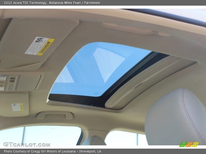 Bellanova White Pearl / Parchment 2013 Acura TSX Technology