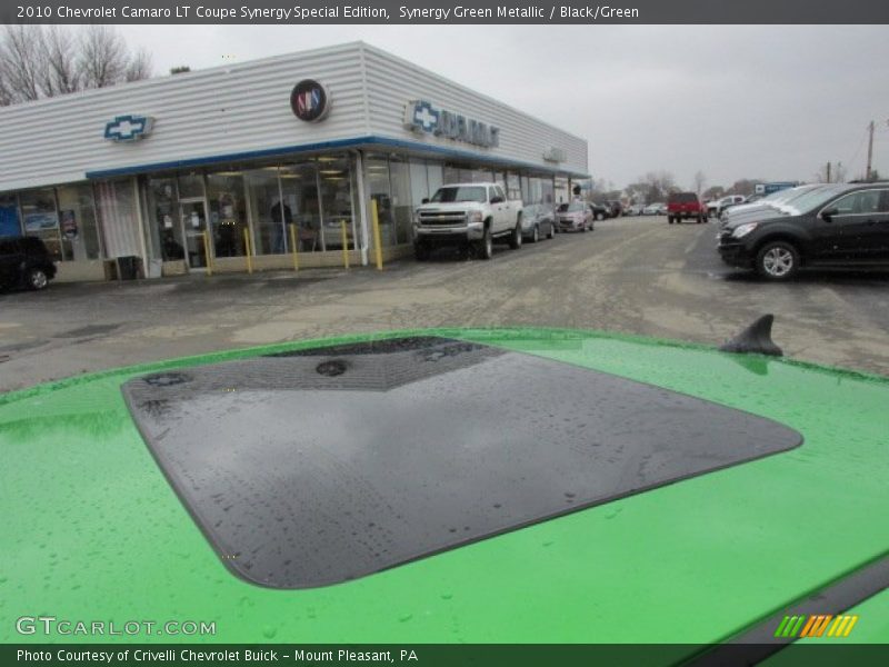 Synergy Green Metallic / Black/Green 2010 Chevrolet Camaro LT Coupe Synergy Special Edition