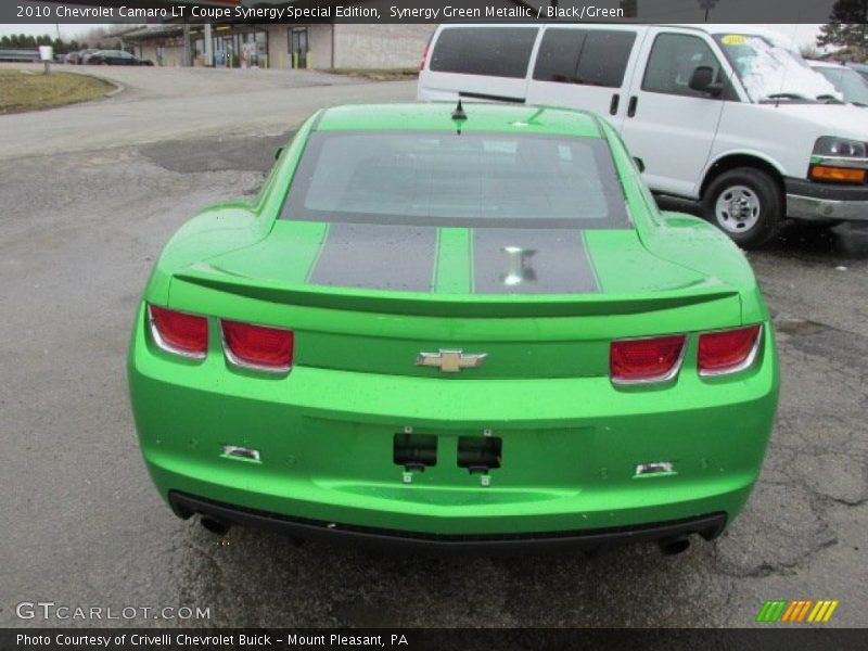 Synergy Green Metallic / Black/Green 2010 Chevrolet Camaro LT Coupe Synergy Special Edition