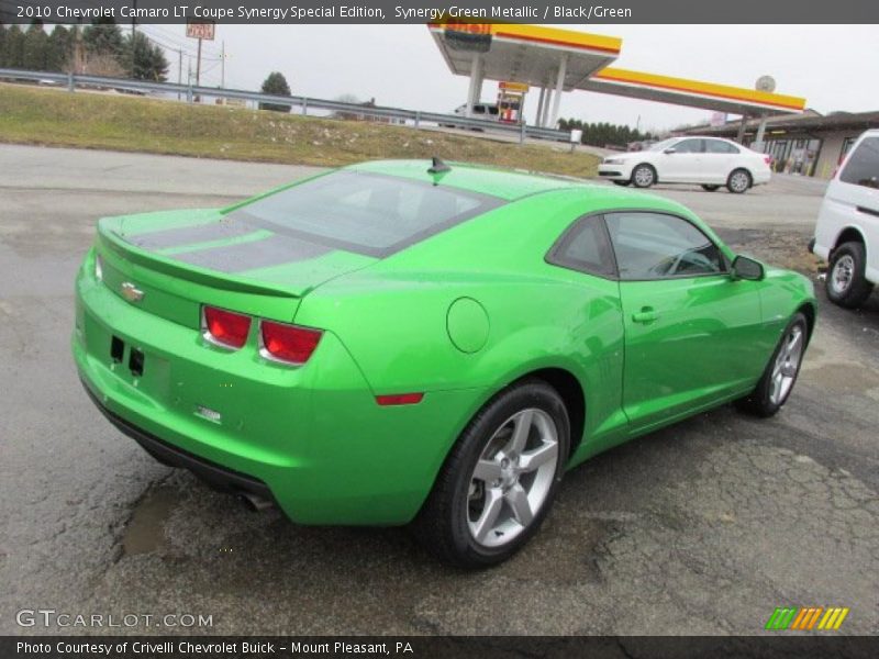 Synergy Green Metallic / Black/Green 2010 Chevrolet Camaro LT Coupe Synergy Special Edition