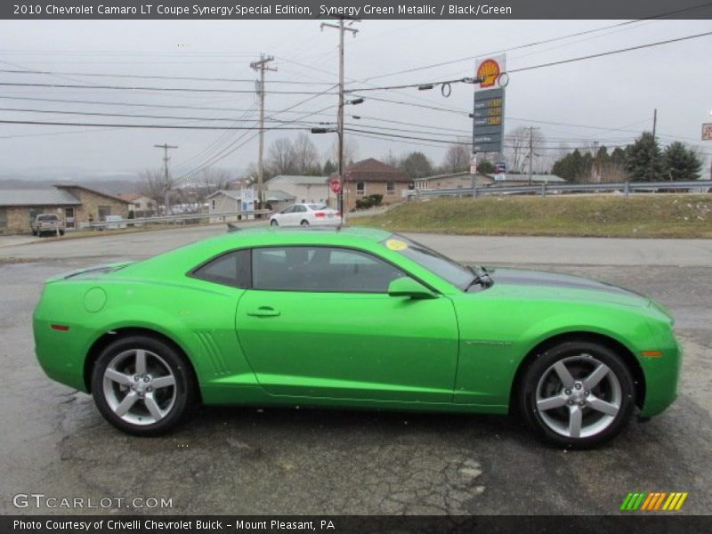 Synergy Green Metallic / Black/Green 2010 Chevrolet Camaro LT Coupe Synergy Special Edition