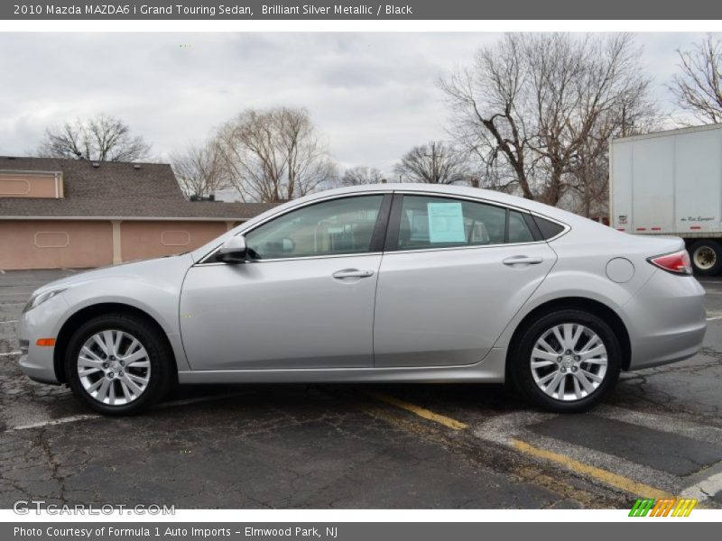  2010 MAZDA6 i Grand Touring Sedan Brilliant Silver Metallic