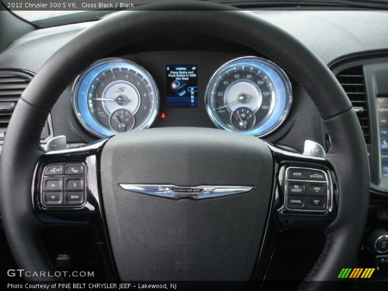 Gloss Black / Black 2012 Chrysler 300 S V6