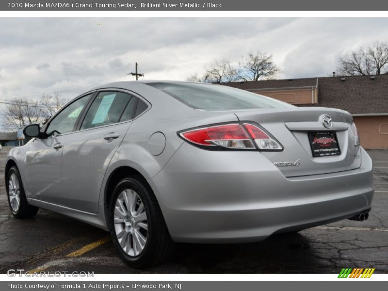 Brilliant Silver Metallic / Black 2010 Mazda MAZDA6 i Grand Touring Sedan