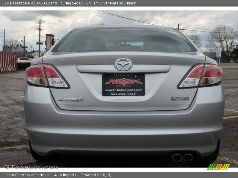 Brilliant Silver Metallic / Black 2010 Mazda MAZDA6 i Grand Touring Sedan