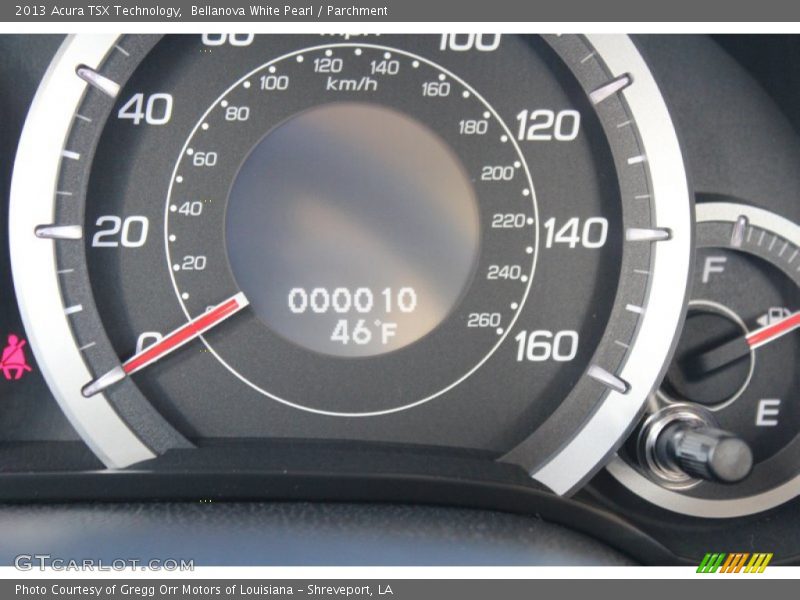 Bellanova White Pearl / Parchment 2013 Acura TSX Technology