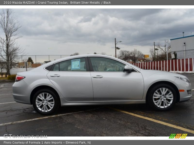 Brilliant Silver Metallic / Black 2010 Mazda MAZDA6 i Grand Touring Sedan