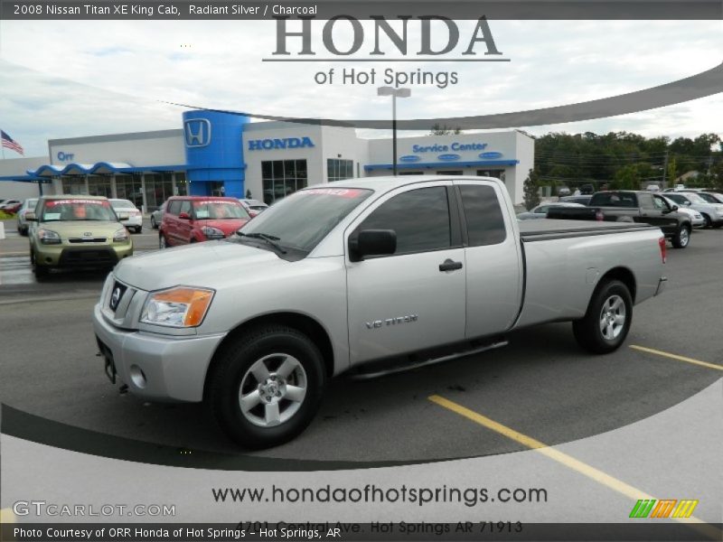 Radiant Silver / Charcoal 2008 Nissan Titan XE King Cab
