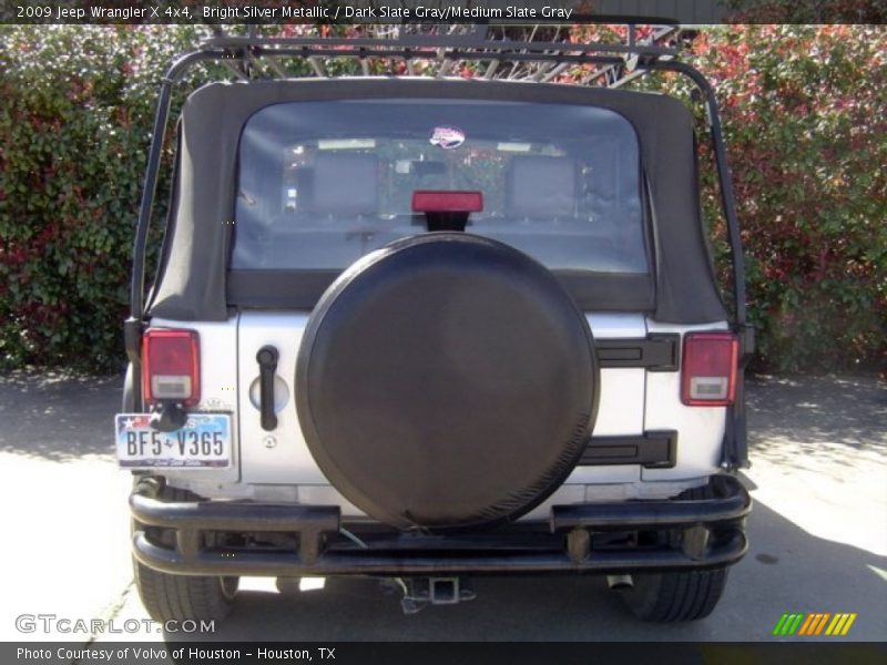 Bright Silver Metallic / Dark Slate Gray/Medium Slate Gray 2009 Jeep Wrangler X 4x4