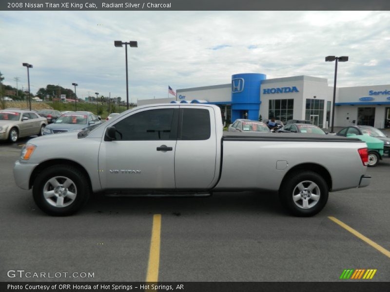 Radiant Silver / Charcoal 2008 Nissan Titan XE King Cab