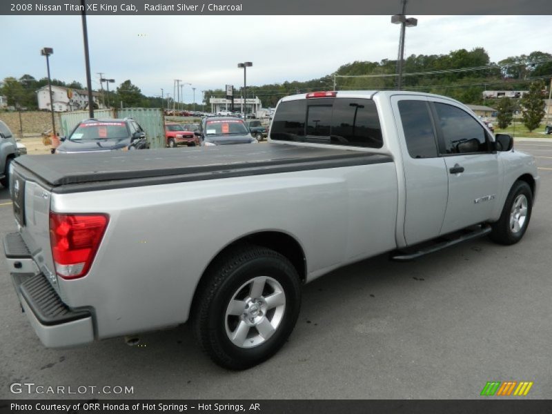 Radiant Silver / Charcoal 2008 Nissan Titan XE King Cab