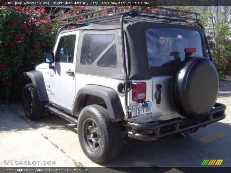 Bright Silver Metallic / Dark Slate Gray/Medium Slate Gray 2009 Jeep Wrangler X 4x4