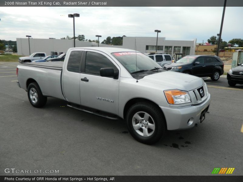 Radiant Silver / Charcoal 2008 Nissan Titan XE King Cab