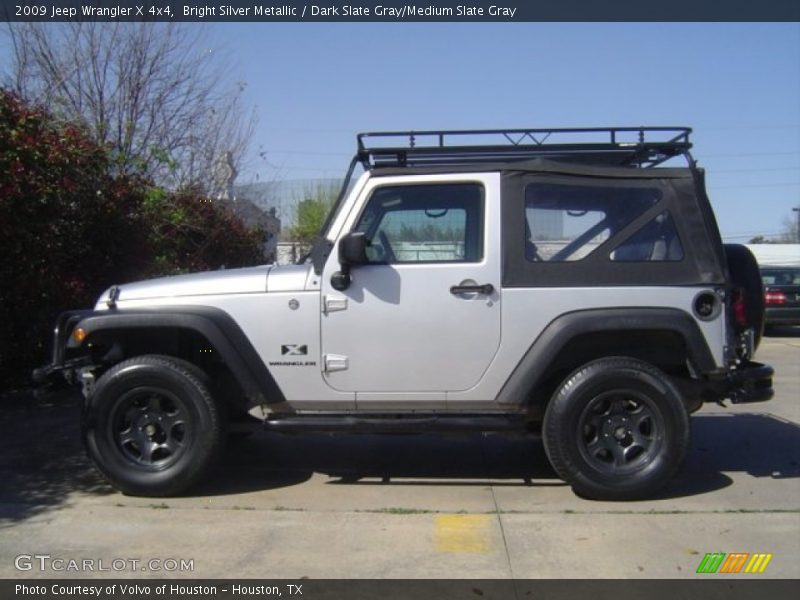  2009 Wrangler X 4x4 Bright Silver Metallic