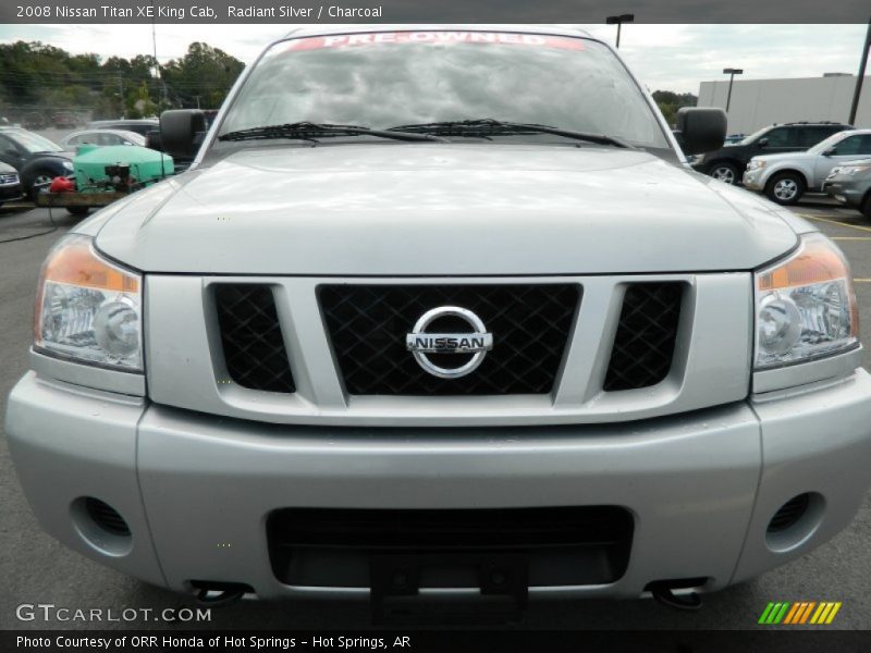 Radiant Silver / Charcoal 2008 Nissan Titan XE King Cab