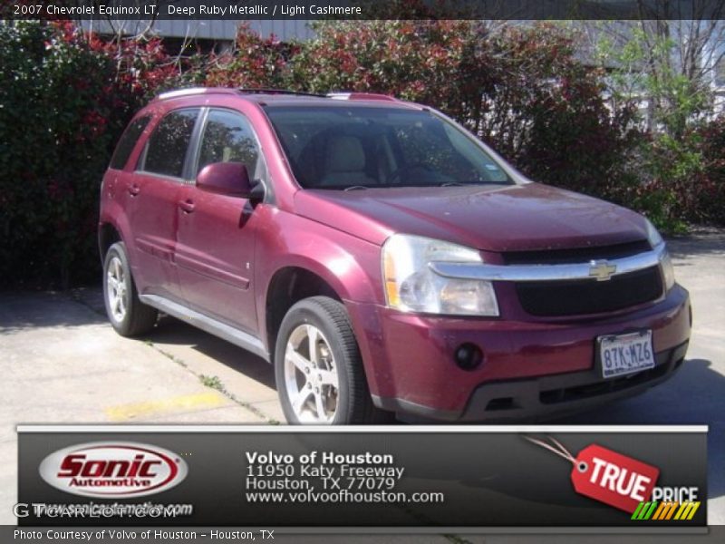 Deep Ruby Metallic / Light Cashmere 2007 Chevrolet Equinox LT