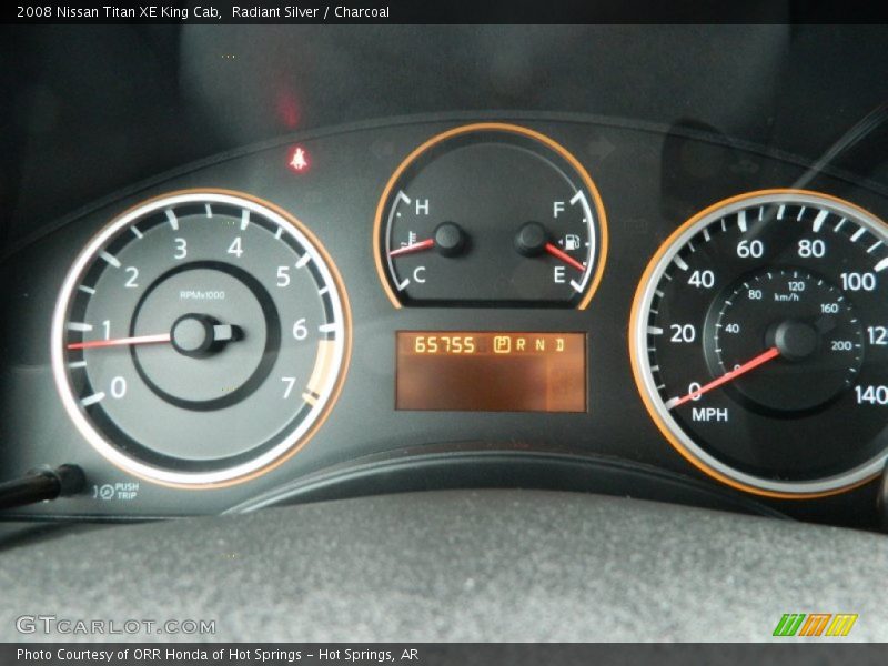 Radiant Silver / Charcoal 2008 Nissan Titan XE King Cab