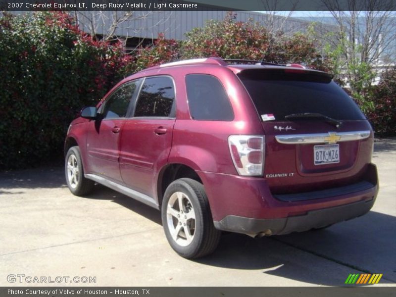 Deep Ruby Metallic / Light Cashmere 2007 Chevrolet Equinox LT