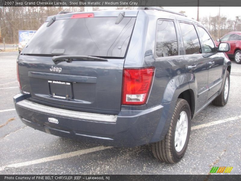 Steel Blue Metallic / Medium Slate Gray 2007 Jeep Grand Cherokee Laredo