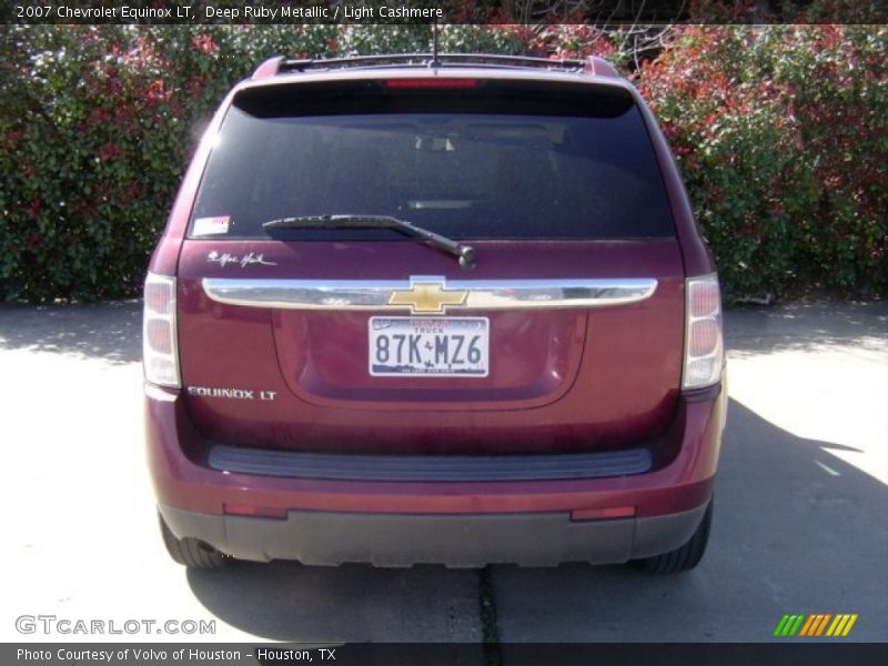 Deep Ruby Metallic / Light Cashmere 2007 Chevrolet Equinox LT