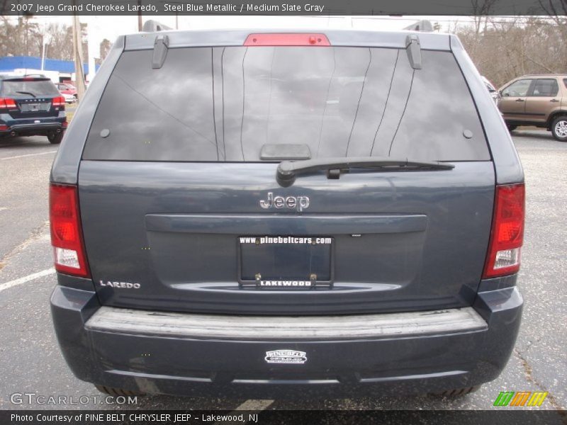 Steel Blue Metallic / Medium Slate Gray 2007 Jeep Grand Cherokee Laredo