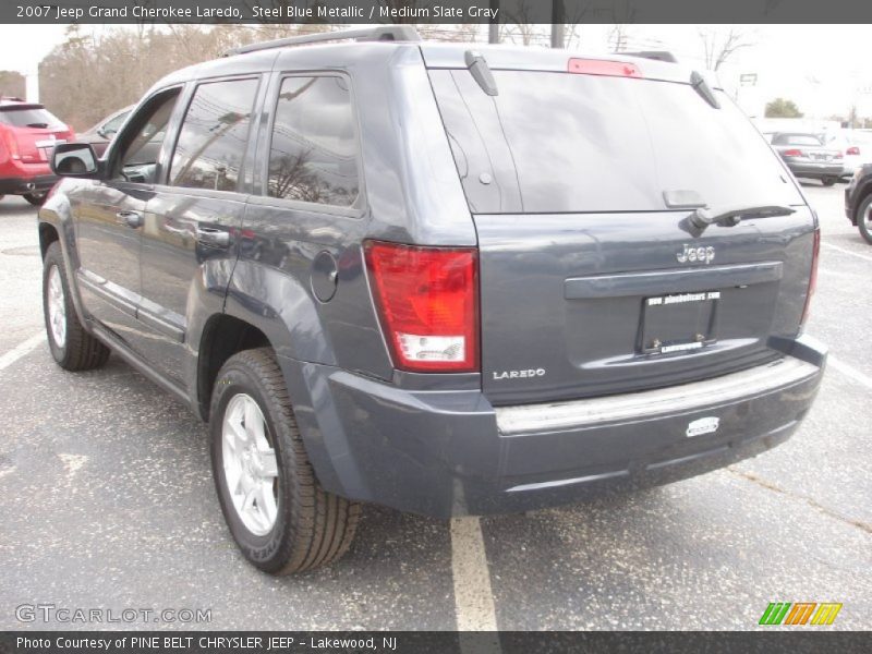 Steel Blue Metallic / Medium Slate Gray 2007 Jeep Grand Cherokee Laredo