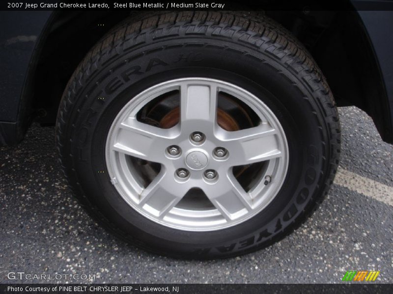 Steel Blue Metallic / Medium Slate Gray 2007 Jeep Grand Cherokee Laredo