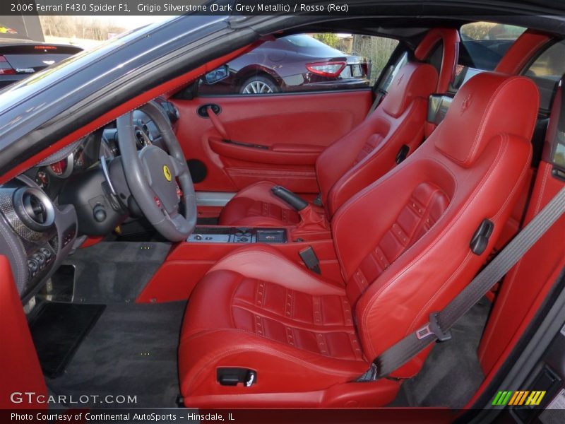 Front Seat of 2006 F430 Spider F1