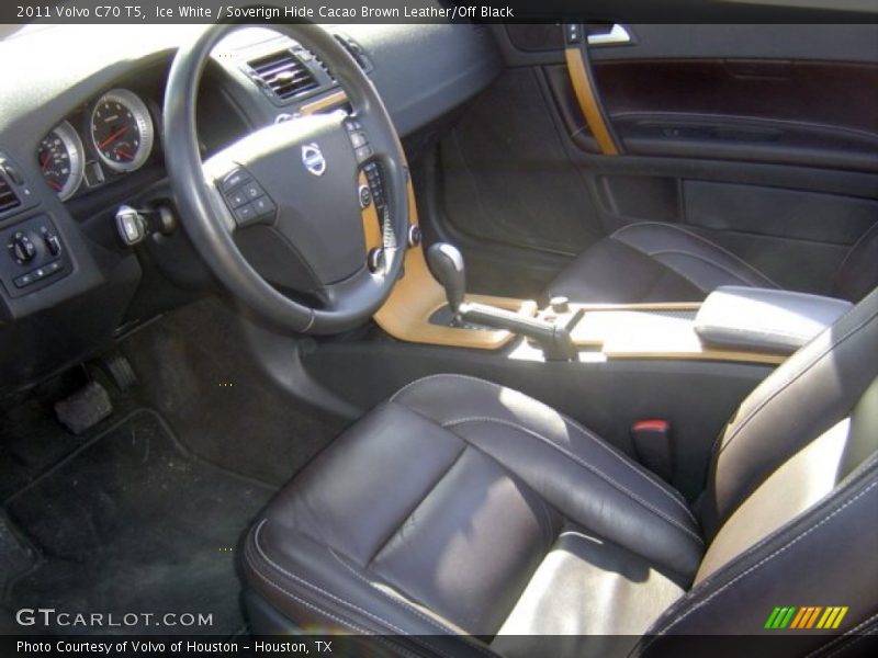  2011 C70 T5 Soverign Hide Cacao Brown Leather/Off Black Interior